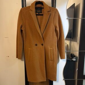 J crew Camel Double-Breasted Coat